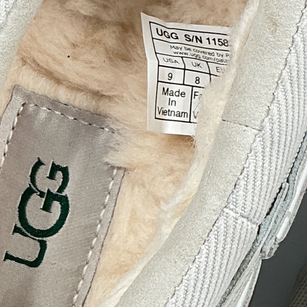 UGG Mens Size 9 Tasman Hybrid Slipper Sneakers SLIP ON Taupe NEW Cali Wave $137 - Picture 4 of 13